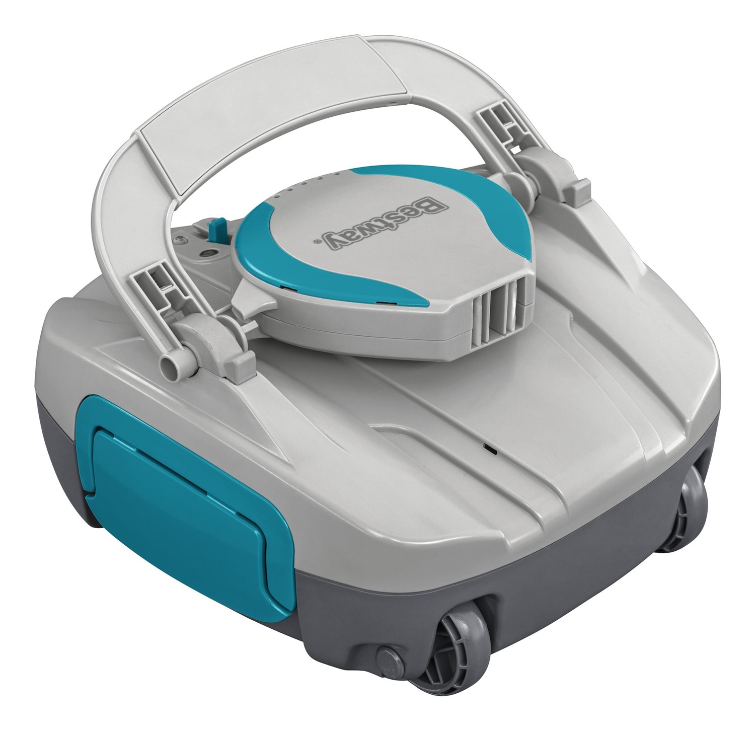 Bestway Robot Pulitore AquaTronix G100 - Robot Semovente per Piscine fino a 18 m² con Durata Batteria di 30 Minuti e Cestello Filtro da 1,5 Litri