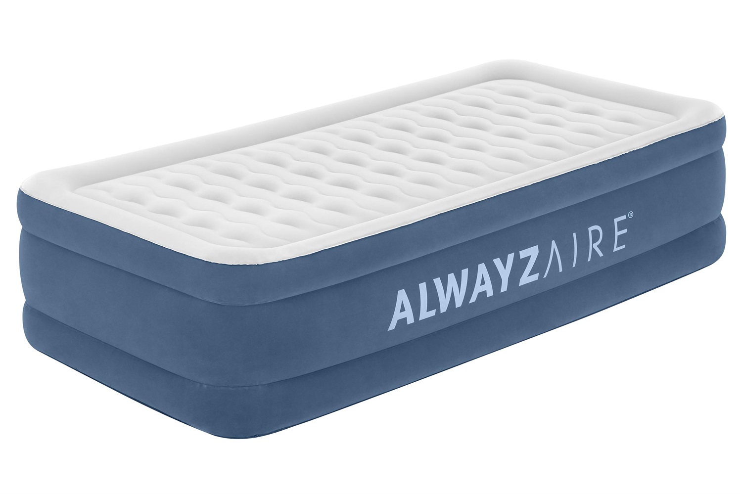 Bestway AlwayzAire Materasso Gonfiabile Singolo Blu con Pompa a Doppia Azione - 191x97x46 cm