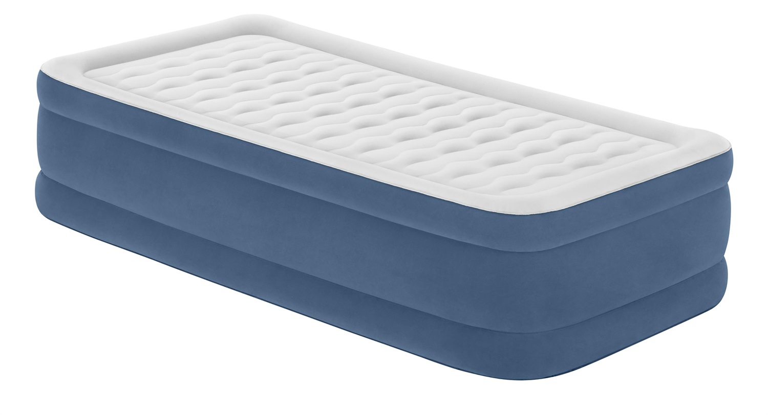 Bestway AlwayzAire Materasso Gonfiabile Singolo Blu con Pompa a Doppia Azione - 191x97x46 cm