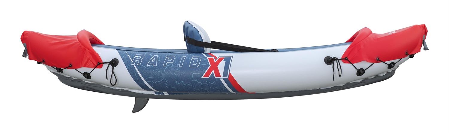 Bestway Kayak Hydro Force Rapid X1 - Monoposto 290x91 cm, Portata 120 kg, Multicolor