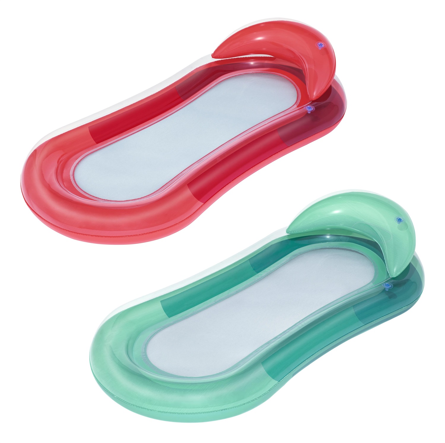 Bestway Materassino Gonfiabile HydroLuxe Lounge 160x84 cm - Con Poggiatesta, Fondo in Maglia di Rete, Colori Assortiti