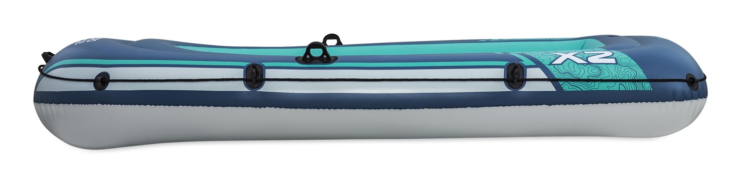 Bestway Trek X2 - Canotto Gonfiabile per 2 Persone, Dimensioni 232 x 118 cm