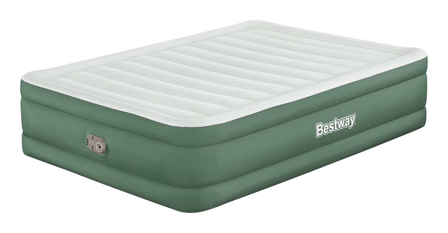 Bestway Materasso Gonfiabile Matrimoniale ToughLite 203x152x46 cm con Pompa AC Integrata