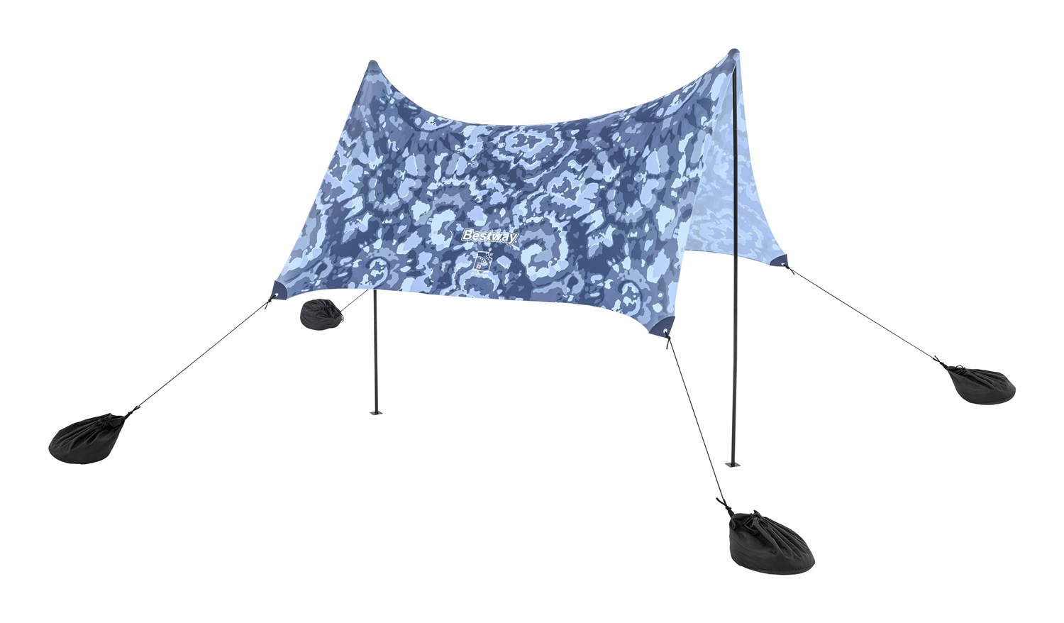 Bestway Ombrellone Tenda da Spiaggia Multicolore 210x210x198 cm in Poliestere