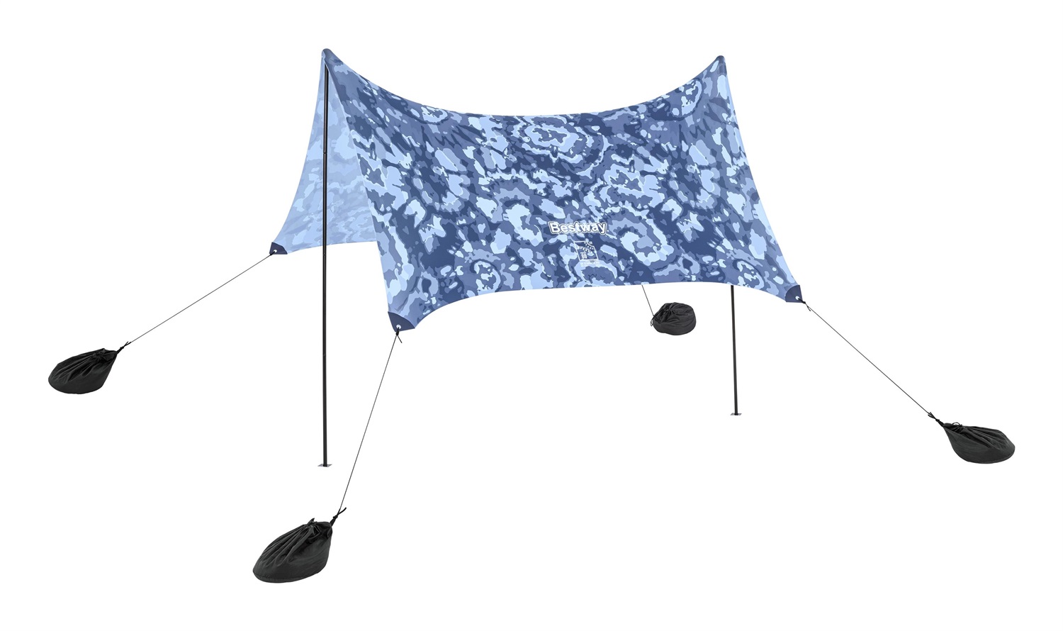 Bestway Ombrellone Tenda da Spiaggia Multicolore 210x210x198 cm in Poliestere