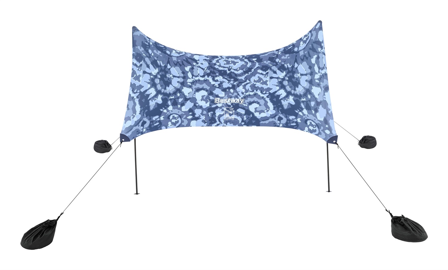 Bestway Ombrellone Tenda da Spiaggia Multicolore 210x210x198 cm in Poliestere