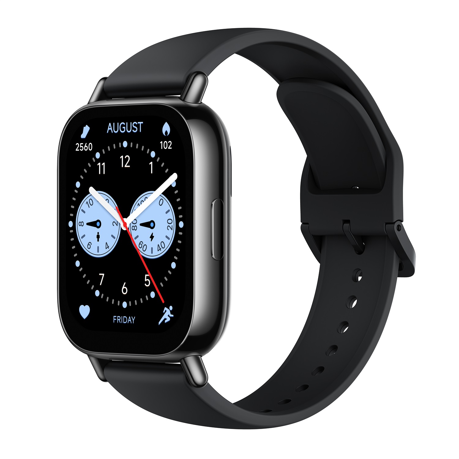 Xiaomi Redmi Watch 5 Lite - Smartwatch AMOLED 1.96'' con GPS, Chiamate Bluetooth, Monitoraggio Salute, Resistenza Acqua 5ATM, Nero