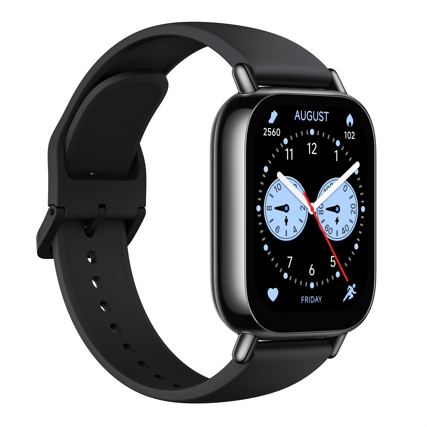 Xiaomi Redmi Watch 5 Lite - Smartwatch AMOLED 1.96'' con GPS, Chiamate Bluetooth, Monitoraggio Salute, Resistenza Acqua 5ATM, Nero