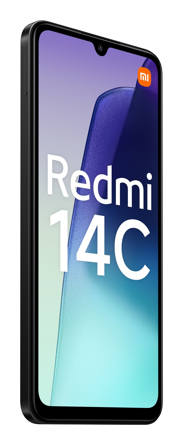 Xiaomi Redmi 14C - Smartphone 6.88'' Doppia SIM 4G, 4GB RAM, 128GB, 50MP, Batteria 5160mAh, Nero
