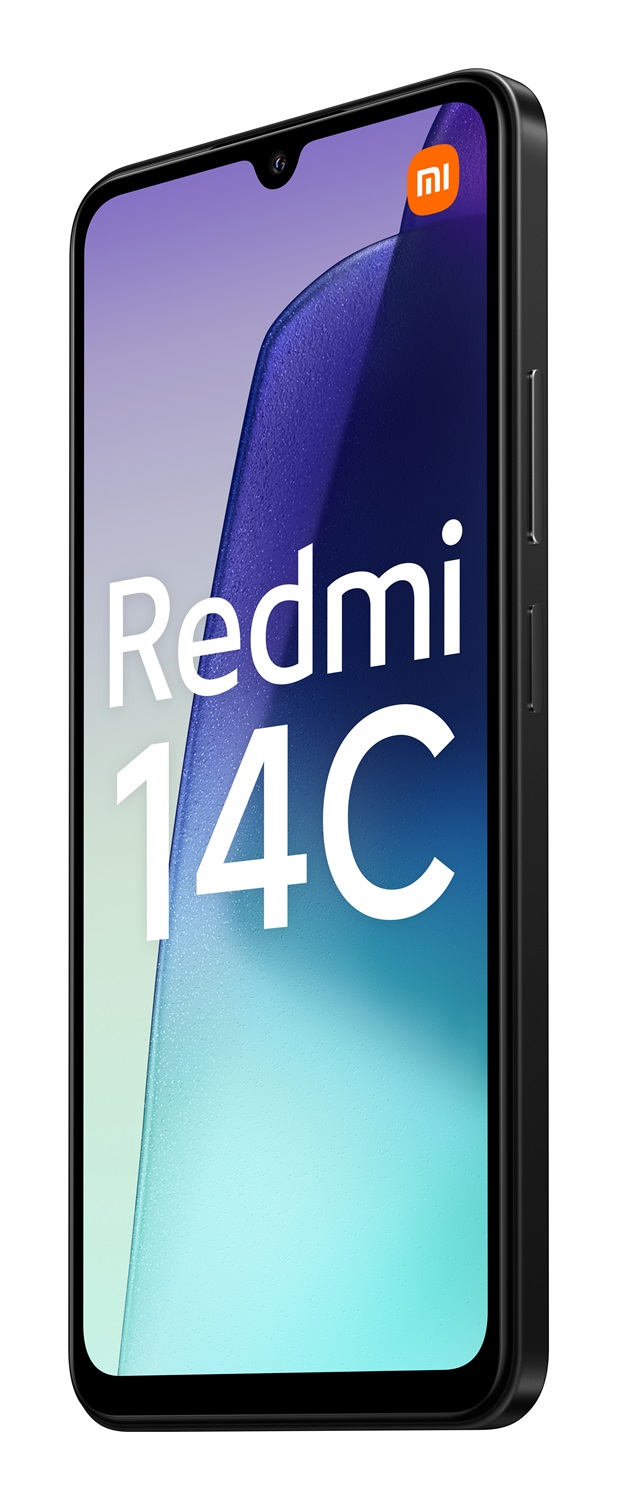 Xiaomi Redmi 14C - Smartphone 6.88'' Doppia SIM 4G, 4GB RAM, 128GB, 50MP, Batteria 5160mAh, Nero