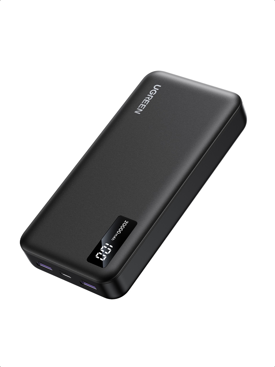 UGREEN Power Bank 20000mAh 22.5W - Caricatore Portatile con Cavo USB C, Batteria Esterna PD 20W, Display LED, Compatibile con iPhone 16/15 Pro Max Plus e Galaxy S24