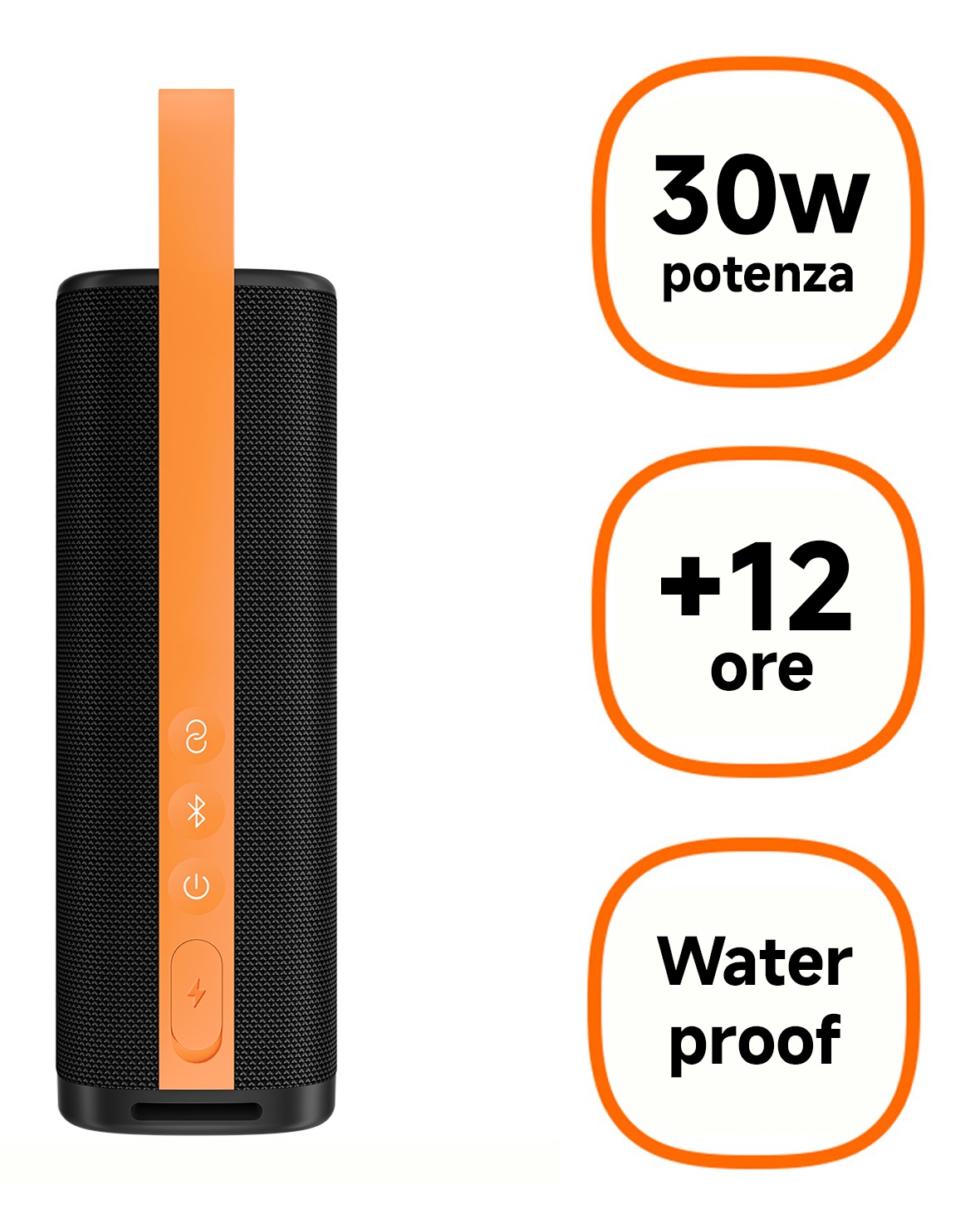 Xiaomi Sound Outdoor Altoparlante Portatile 30W con Stereo TWS, Batteria 12 Ore e Impermeabilità IP67