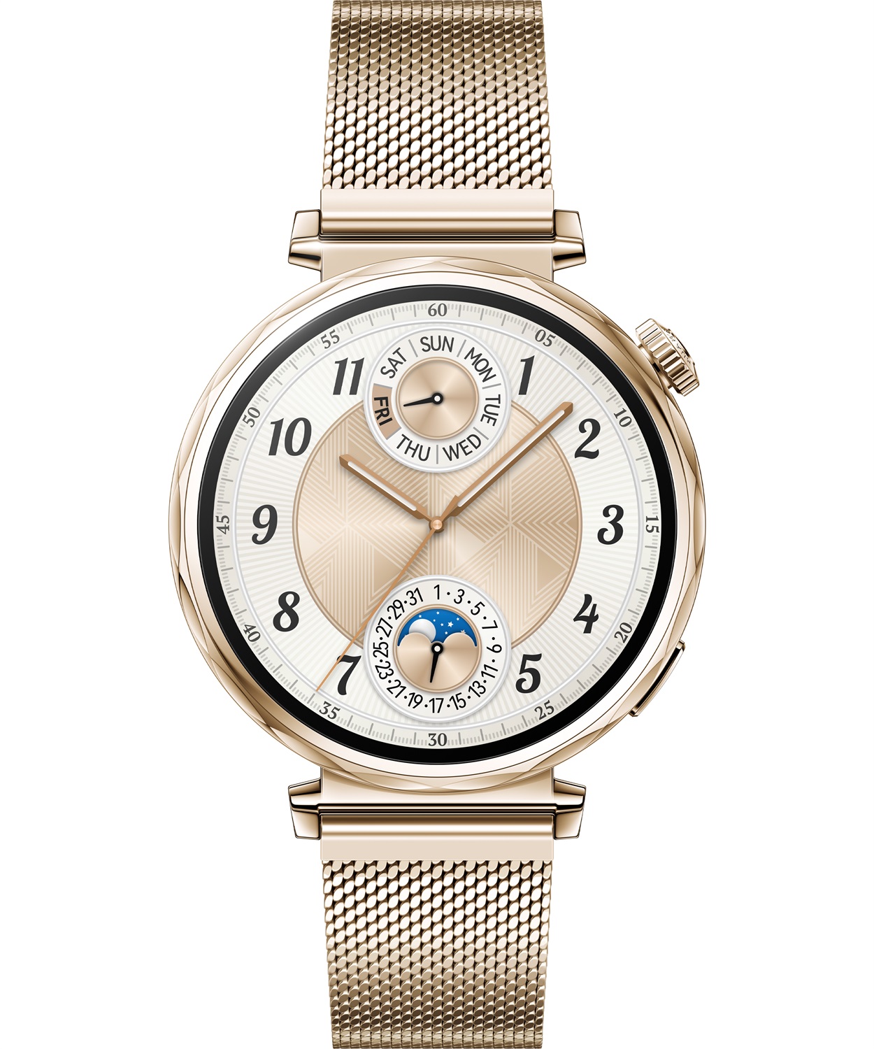 Huawei WATCH GT5 41mm Oro - Smartwatch con Display AMOLED, Risoluzione 466x466, Batteria 323 mAh, Design Milanese