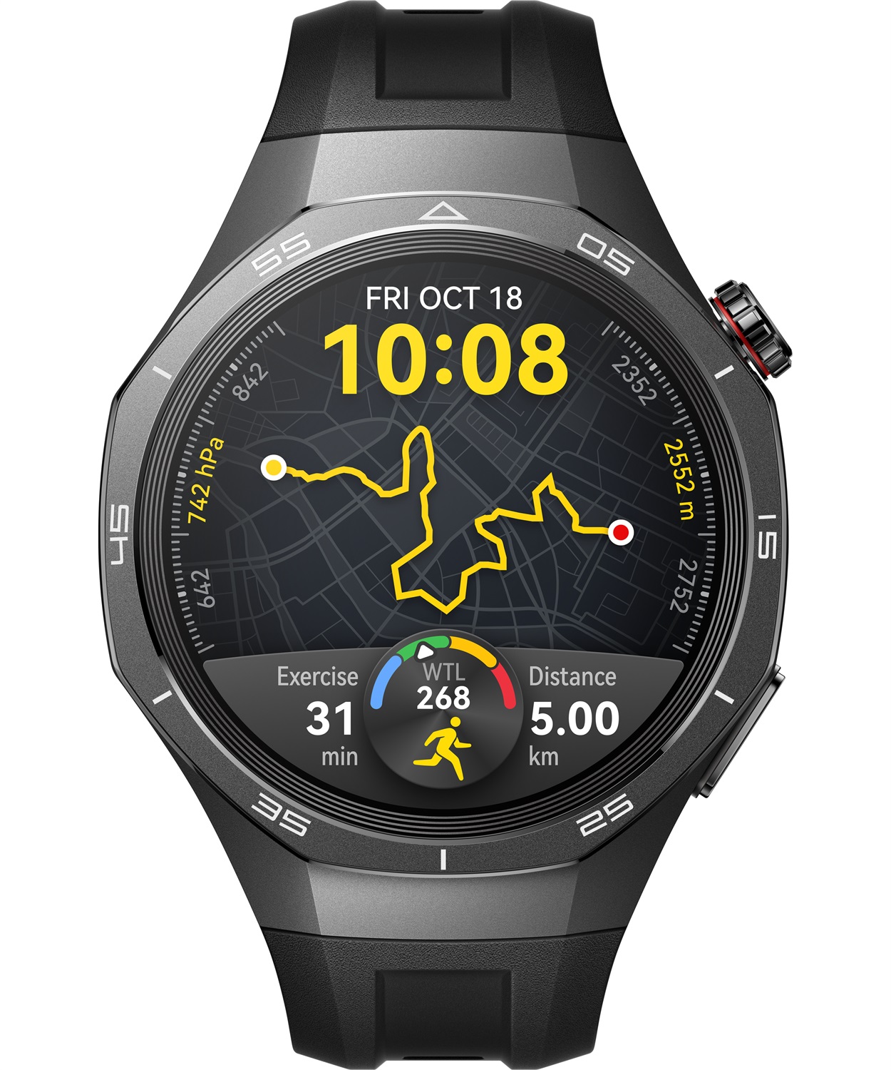 Huawei WATCH GT5 Pro 46mm - Smartwatch AMOLED 1.43'' Nero con GPS, Titanio e Ceramica, 53g