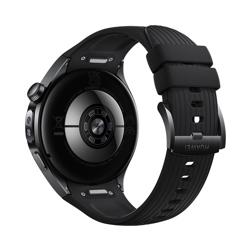 Huawei WATCH 5 - Smartwatch 46 mm in Acciaio Inox 316L con Cinturino Nero, Compatibile con iOS e Android, Funzionalità E-sim e Misurazione SpO2