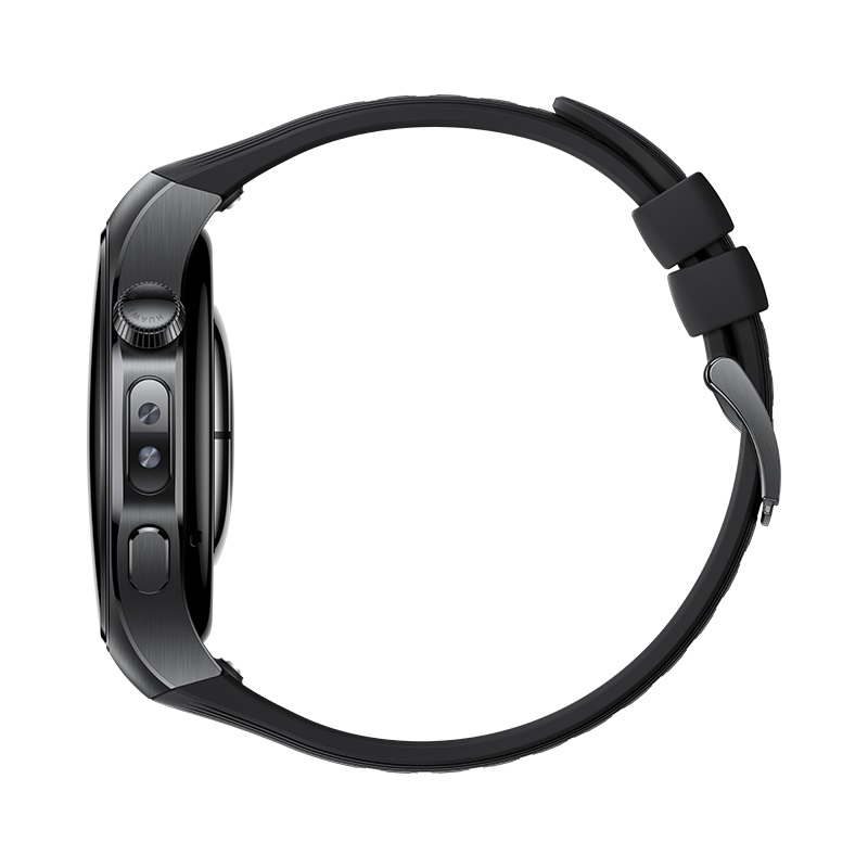 Huawei WATCH 5 - Smartwatch 46 mm in Acciaio Inox 316L con Cinturino Nero, Compatibile con iOS e Android, Funzionalità E-sim e Misurazione SpO2