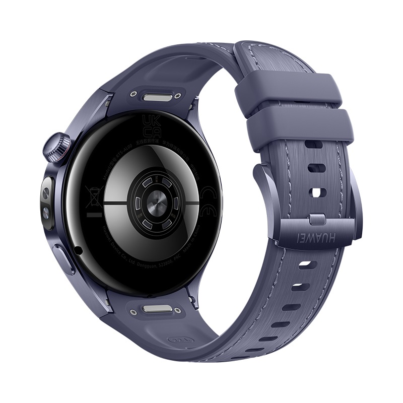 Huawei WATCH 5 46mm - Smartwatch Digitale con Display Touchscreen 3,51 cm, Risoluzione 466 x 466 Pixel, Cassa in Titanio Aerospaziale, Cinturino Viola, GPS e Compatibile con iOS e Android