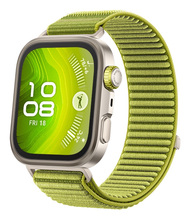 Huawei WATCH FIT 4 Pro - Smartwatch con Vetro Zaffiro, Cassa in Titanio, Cinturino Verde, Display 4,62