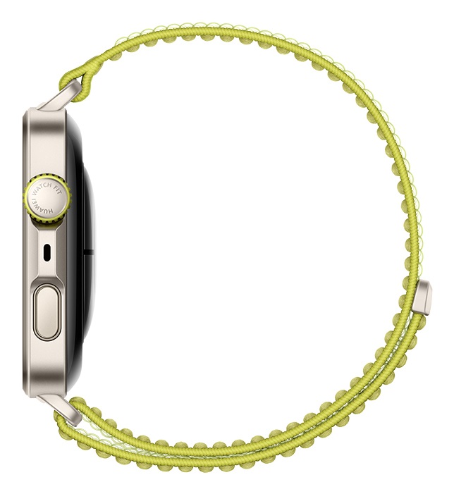 Huawei WATCH FIT 4 Pro - Smartwatch con Vetro Zaffiro, Cassa in Titanio, Cinturino Verde, Display 4,62