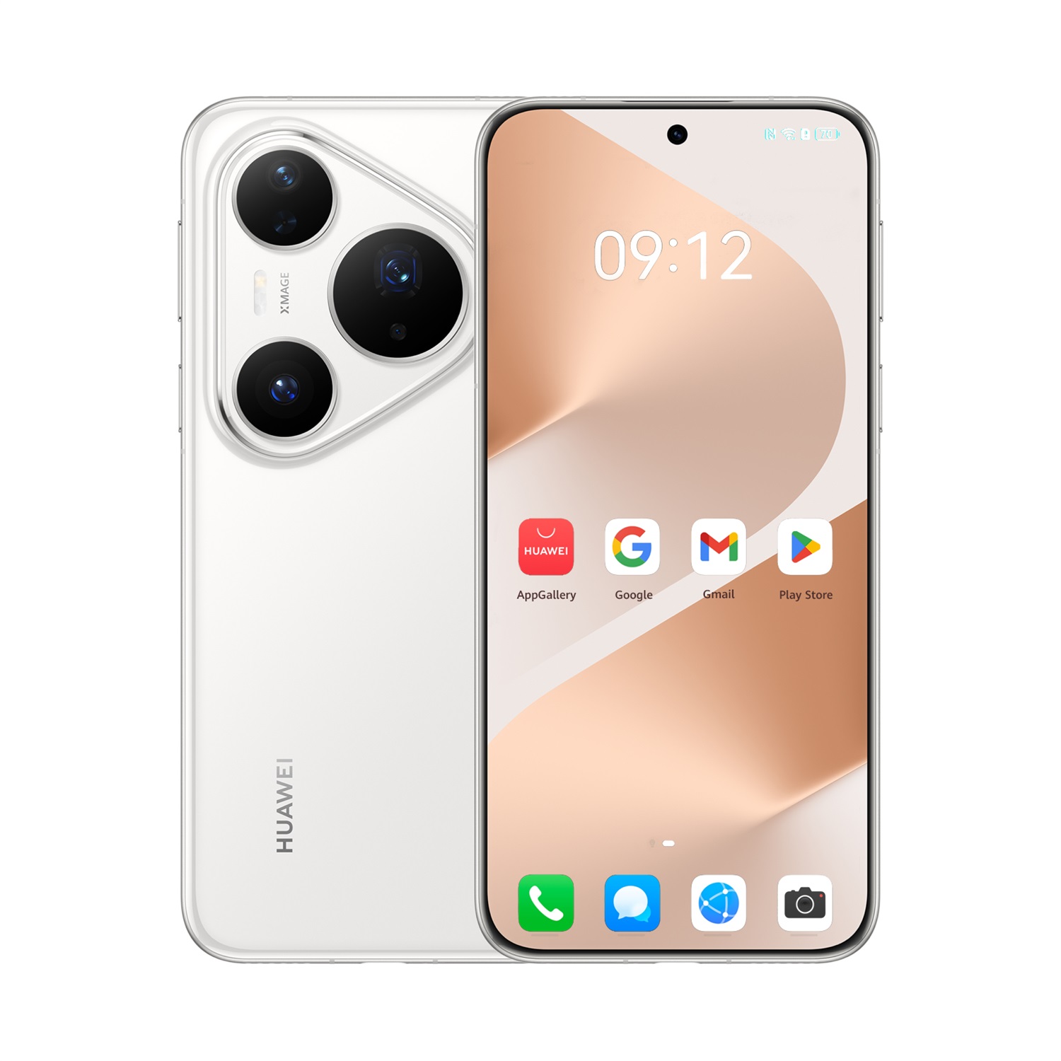 HUAWEI Pura 80 Pro - Smartphone 5G Dual Sim 12GB RAM 512GB Bianco