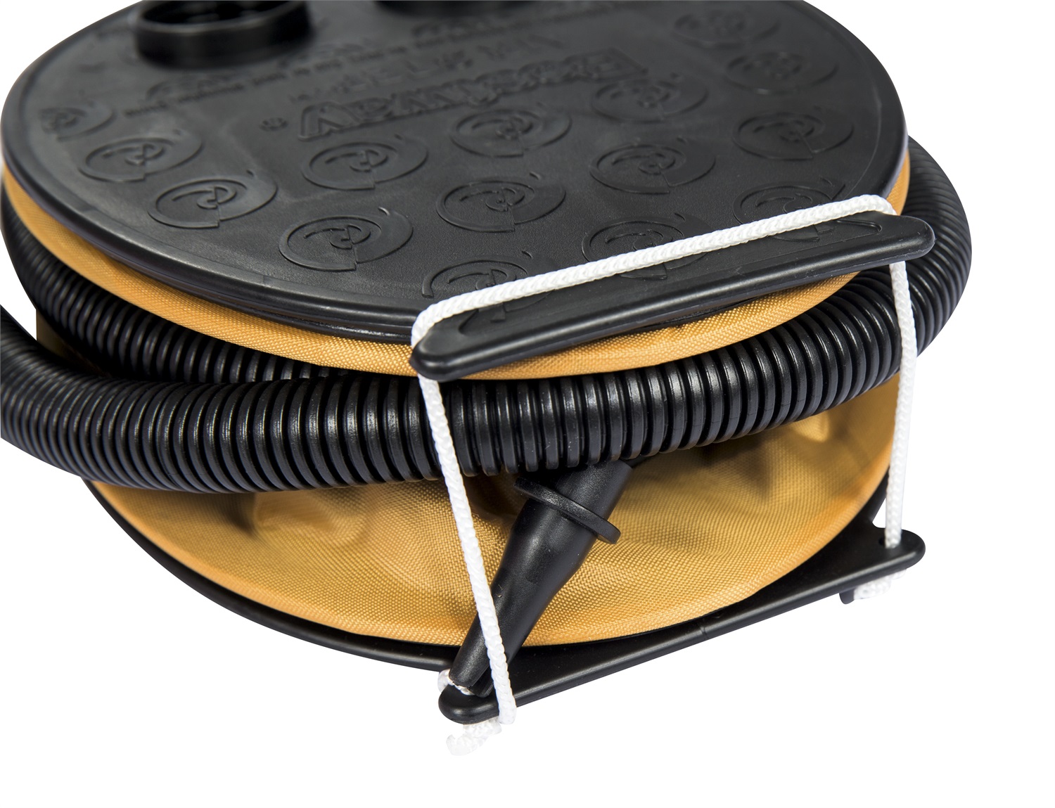 Bestway 62004 Pompa a Piede Manuale Air Step - Gonfia e Sgonfia con 3 Adattatori, Capacità 1.400 ml, Dimensioni 28x19 cm