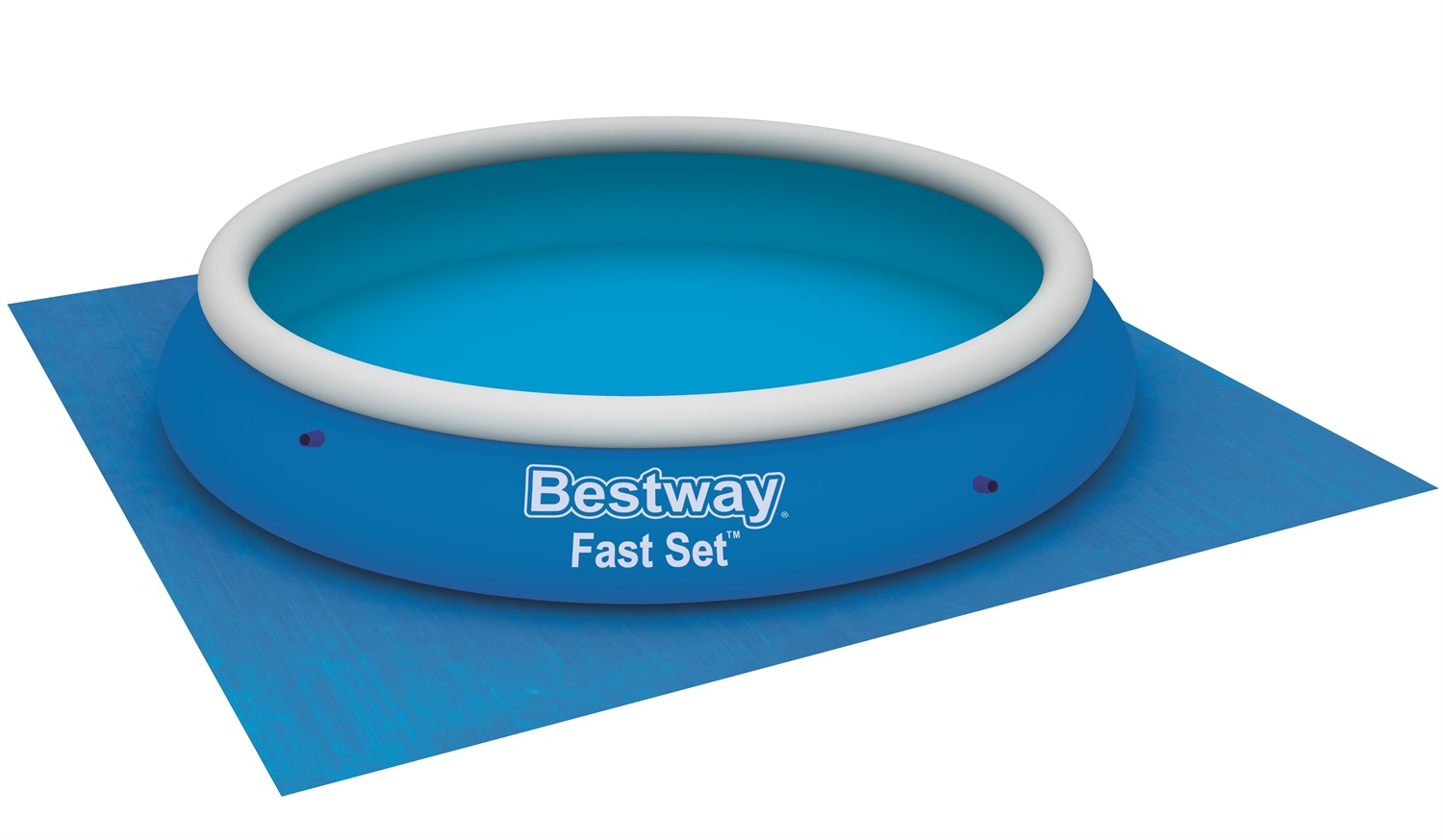 Bestway Tappetino Base per Piscina 488x488 cm - Protezione per Fondi e Terreno