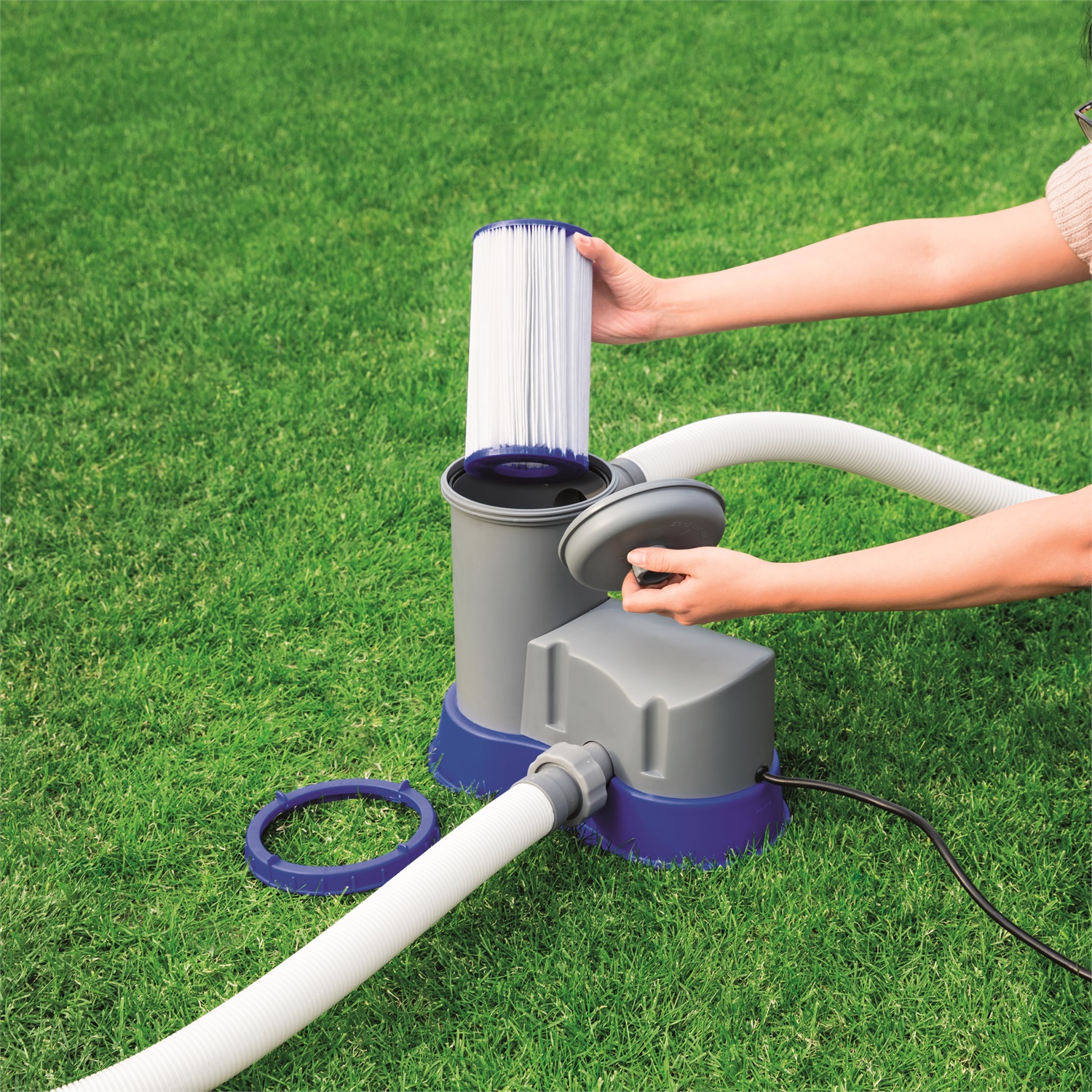 Bestway Filtro a Cartuccia Tipo I per Pompe da 1.249 L/h - Set da 2 Pezzi
