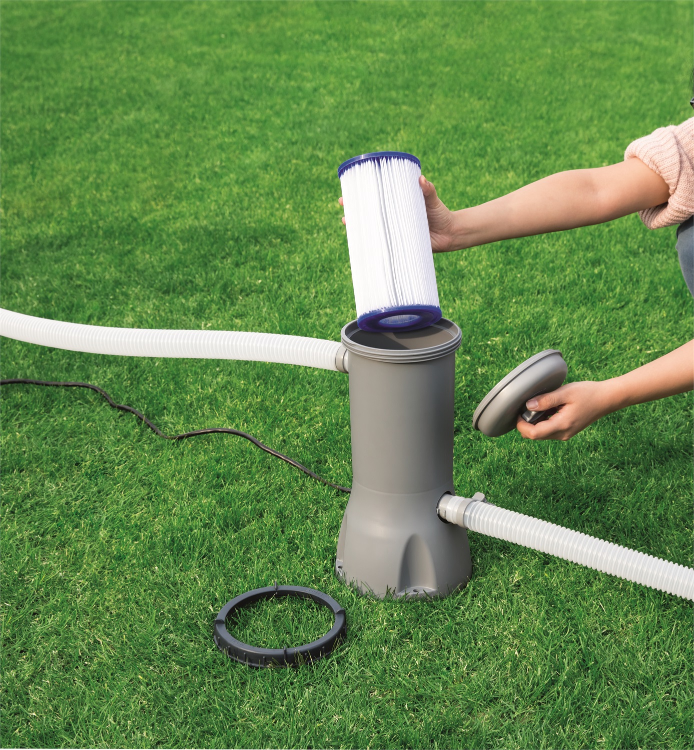 Bestway Filtro a Cartuccia Tipo I per Pompe da 1.249 L/h - Set da 2 Pezzi