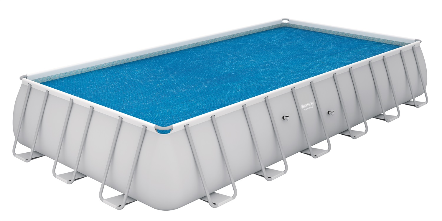 Bestway Telo Termico Rettangolare 732x366 cm - Copertura per Piscina Power Steel