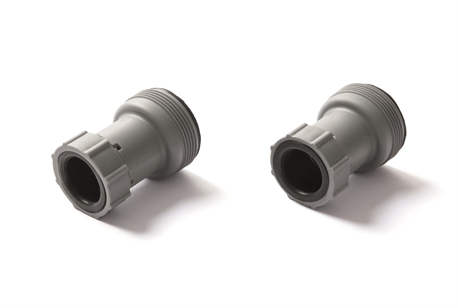 Bestway 58236 Adattatore per Pompa - Connette Tubi da 3,8 cm a Valvole da 3,2 cm, Set di 2 Pezzi, Plastica Resistente