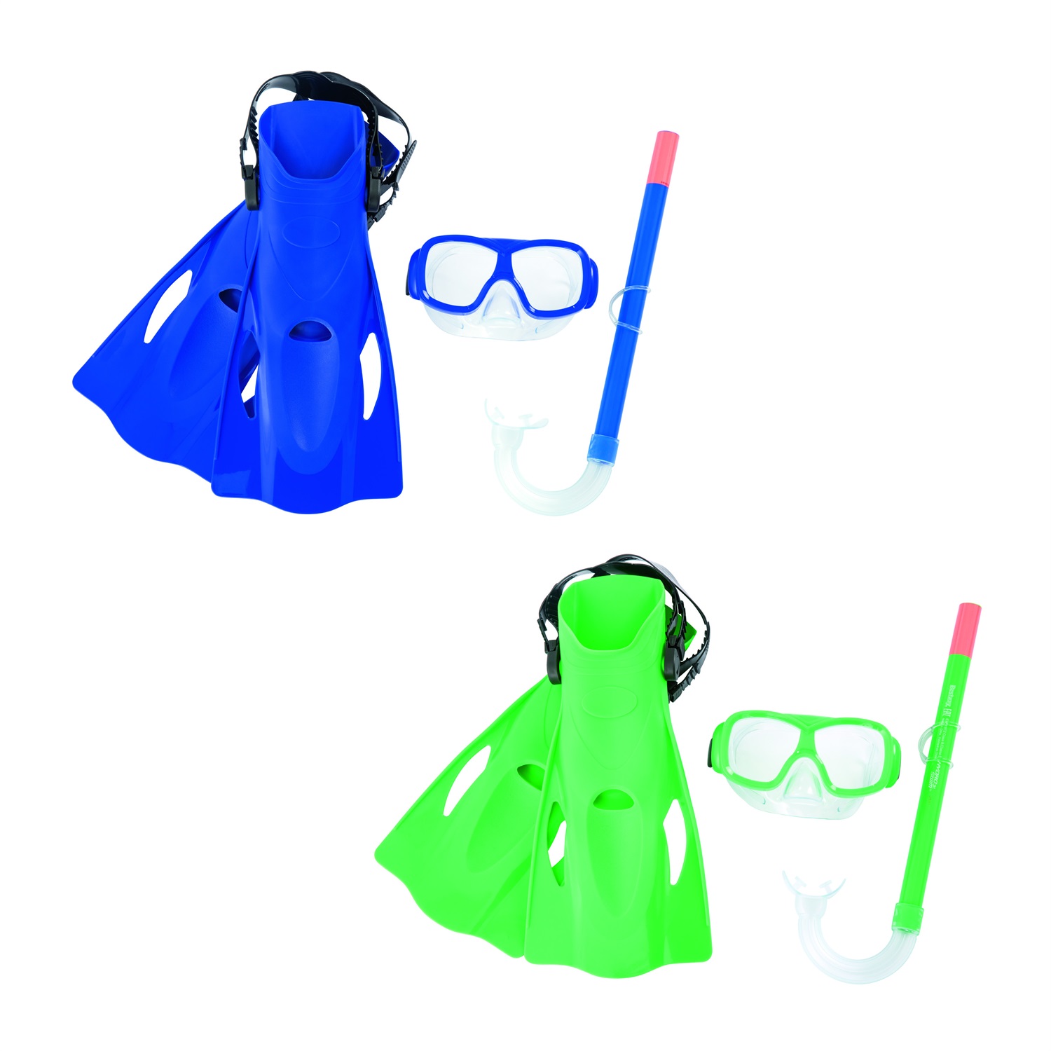 Bestway Set da Snorkeling Hydro-Pro SureSwim per 7-14 Anni - Include Maschera, Boccaglio e Pinne con Rivestimento UV