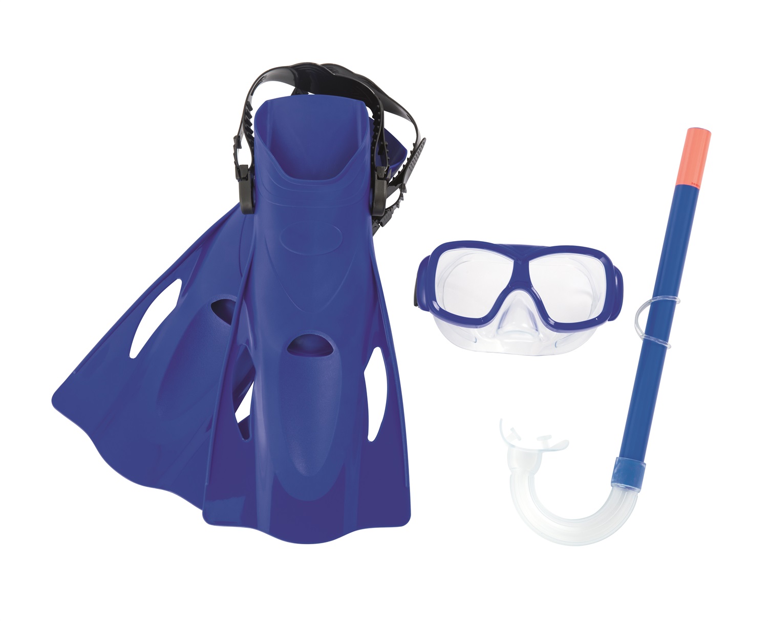 Bestway Set da Snorkeling Hydro-Pro SureSwim per 7-14 Anni - Include Maschera, Boccaglio e Pinne con Rivestimento UV