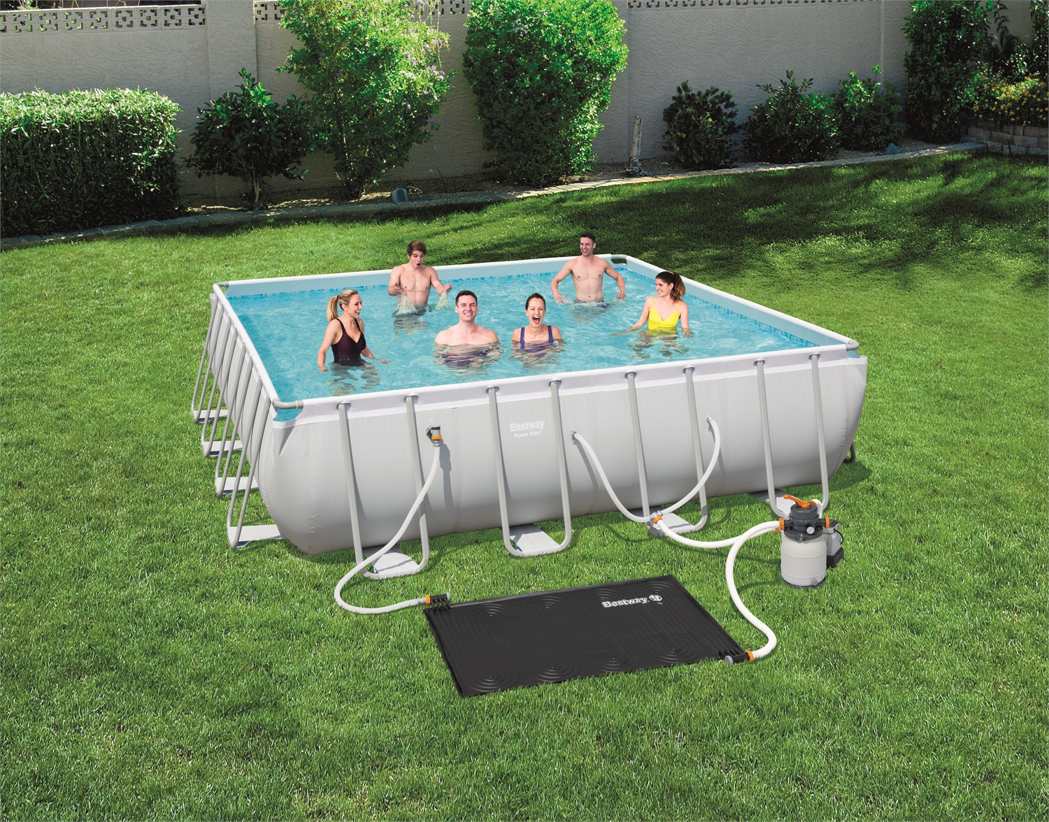 Bestway Tappeto Solare Riscaldante per Piscina 58423 - 1.10m x 1.71m, Compatibile con Pompe fino a 9,462 L/h, Facile Installazione