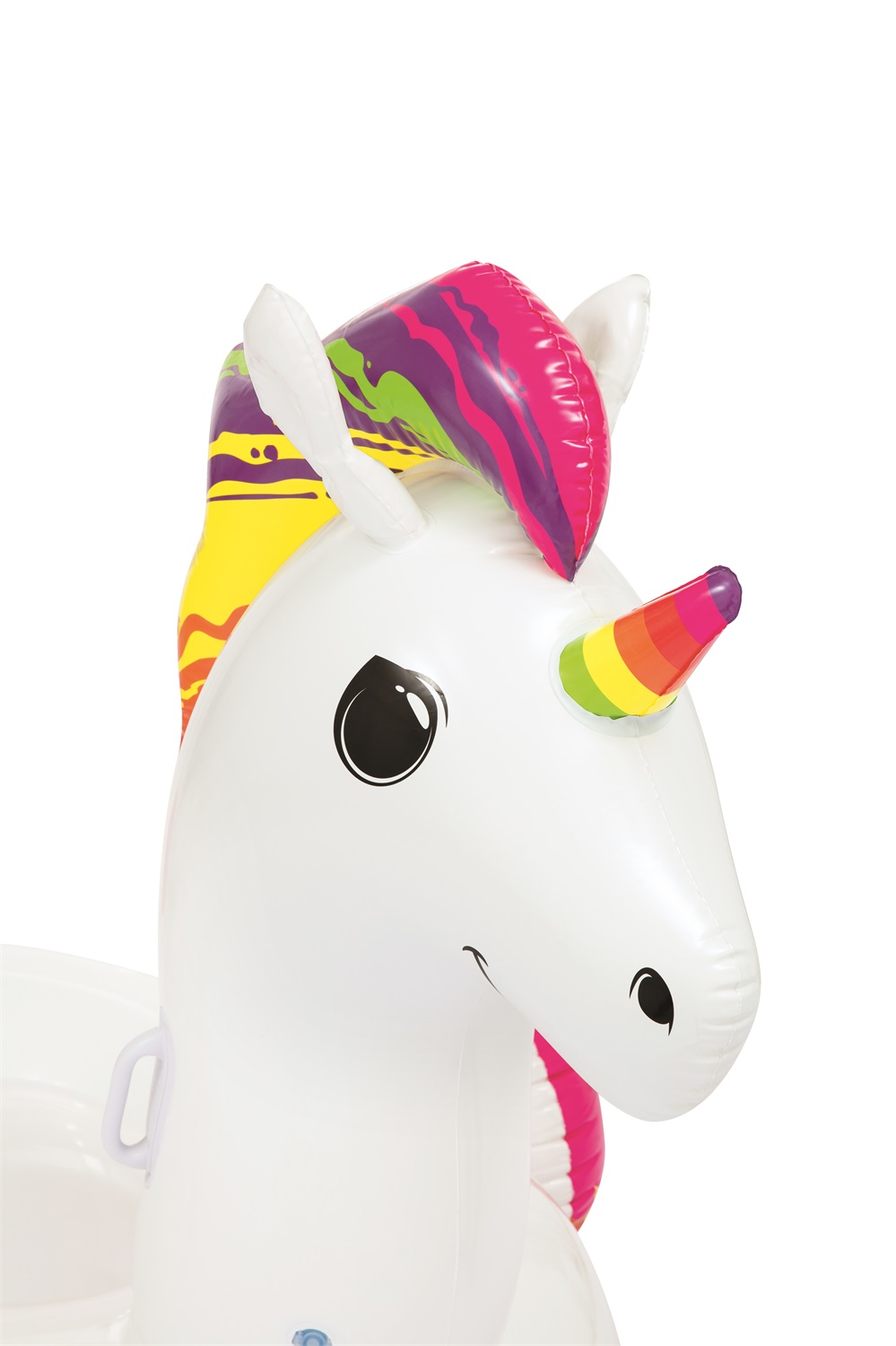 Bestway 41113 Cavalcabile Gonfiabile Unicorno Gigante Multicolore 224x164 cm - Capacità 90 kg, Vinile Pre-Testato