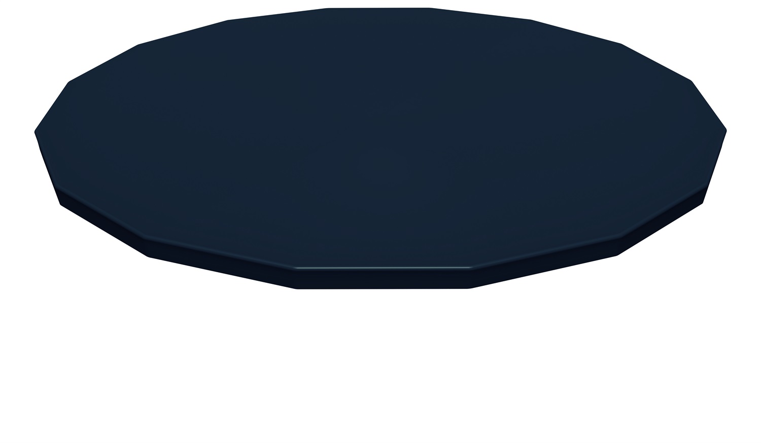 Bestway Telo di Copertura per Piscina Rotonda 488 cm - PVC con Fori di Drenaggio e Cinghie di Fissaggio