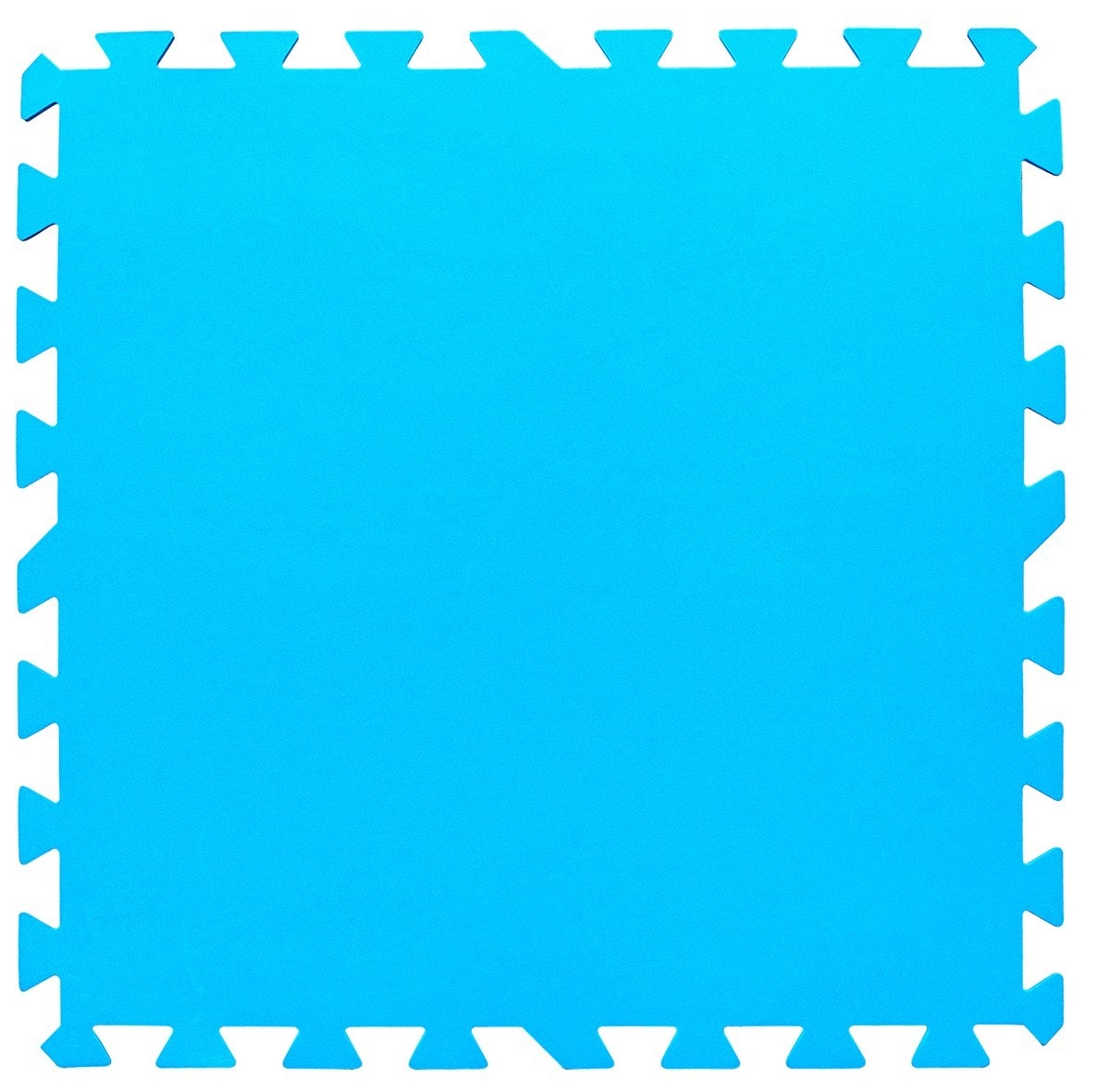 Bestway Tappetino Protettivo per Piscina Fuori Terra - 9 Pezzi da 50x50 cm, Polietilene Morbido, Colore Blu, Copertura 2,25 m²