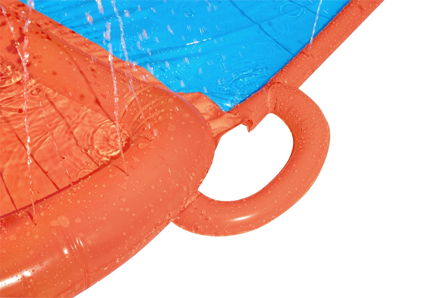 Bestway H2OGO!® Scivolo d'Acqua Gonfiabile a Due Corsie 4,88 m con Spruzzatori Integrati e Piscina Finale