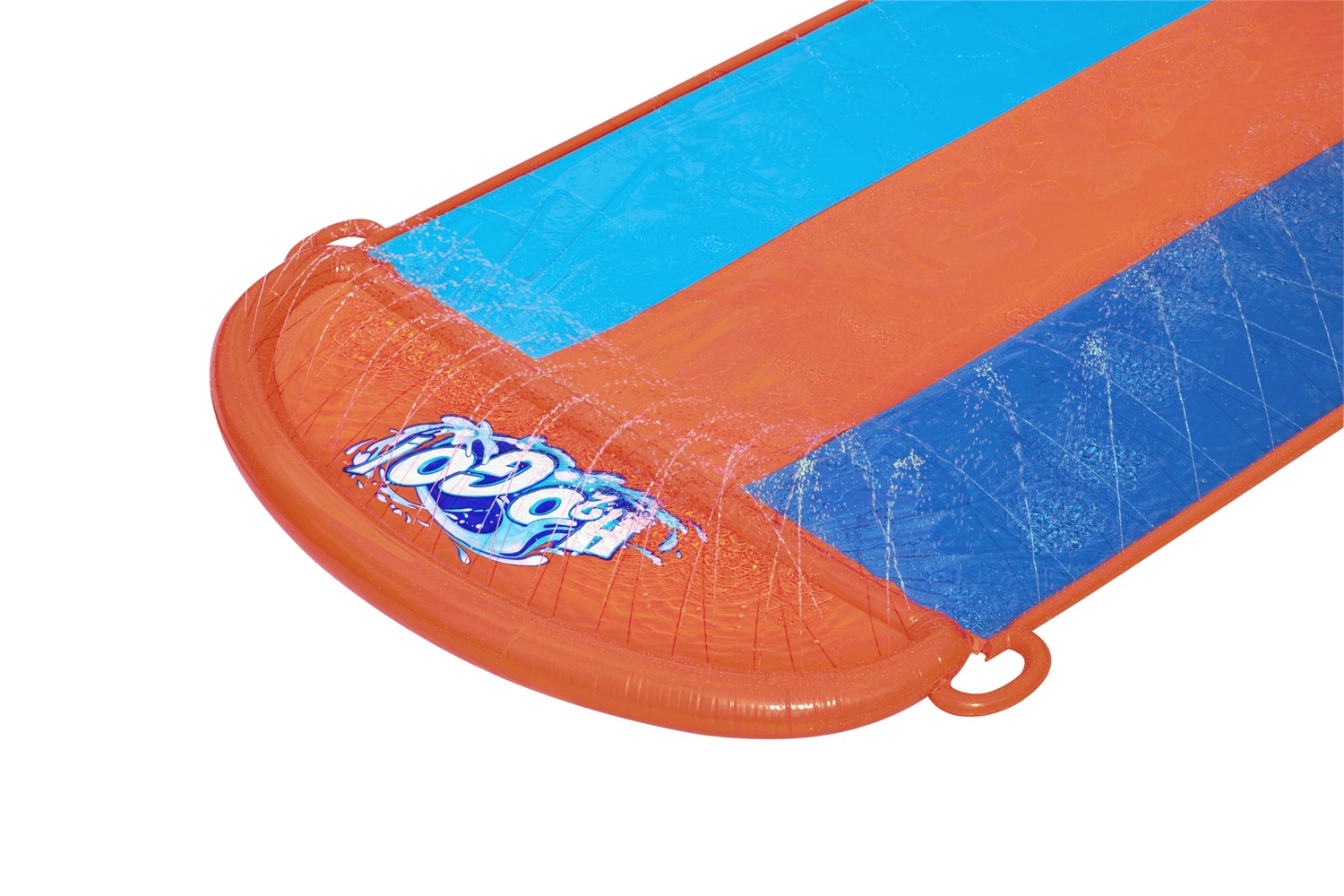 Bestway Scivolo d'Acqua a Tre Corsie 52329 - Lunghezza 4.88 m, per Bambini 3 Anni , con Spruzzatori Integrati