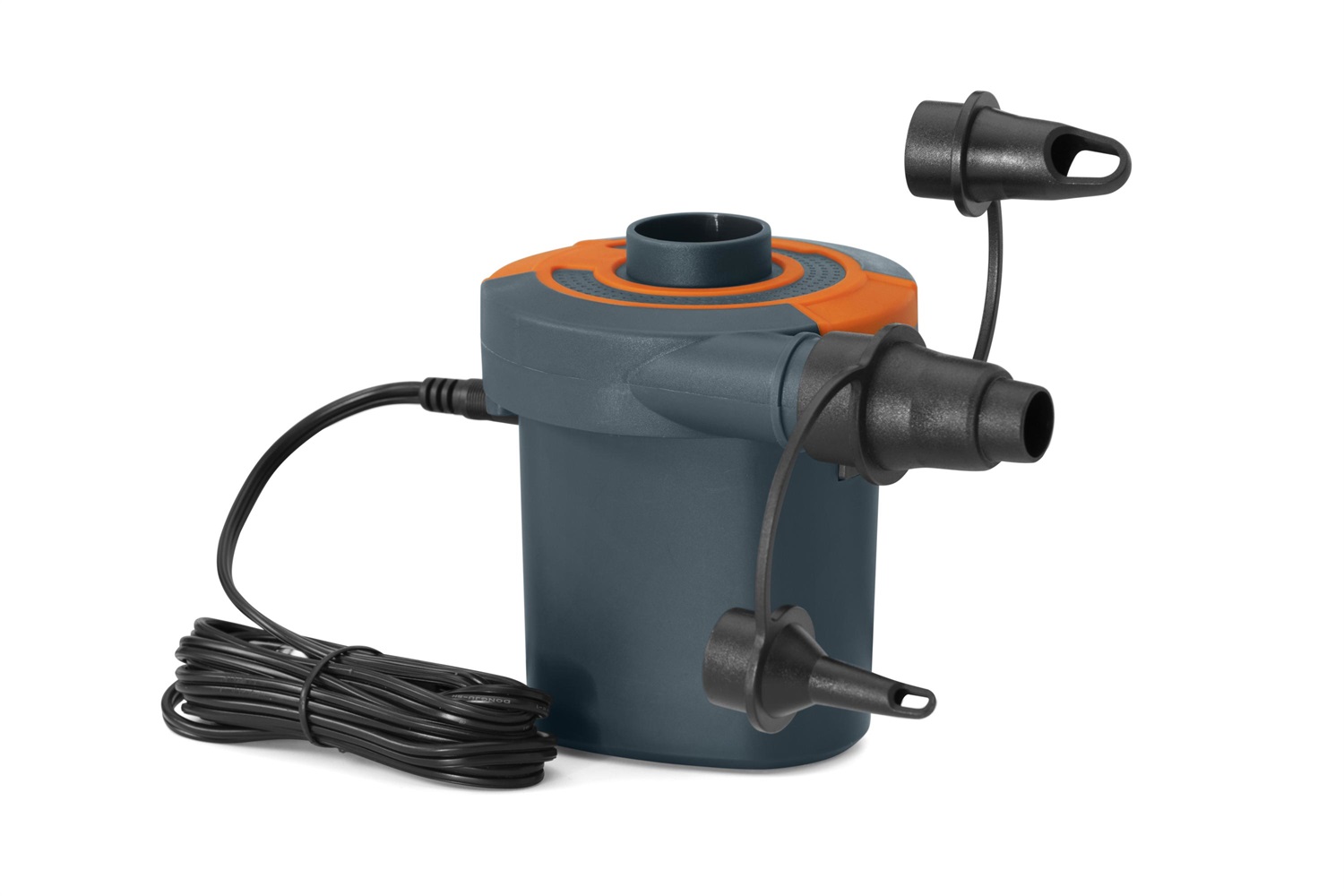 Bestway Sidewinder Pompa di Gonfiaggio Elettrica 12V - Flusso d'aria 680 L/min, Pressione 0,034 bar, 3 Adattatori