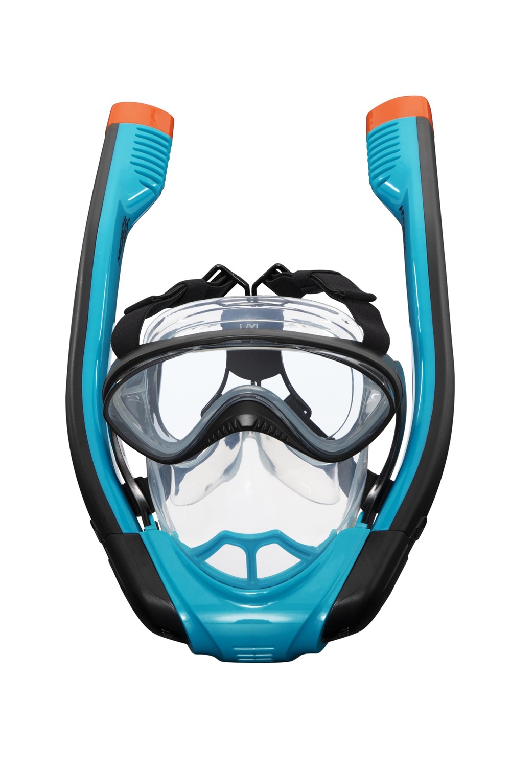 Bestway 24058 Maschera da Snorkeling Integrale Full Face Hydro-Pro L/XL con Lenti Colorate e Cinturino Regolabile