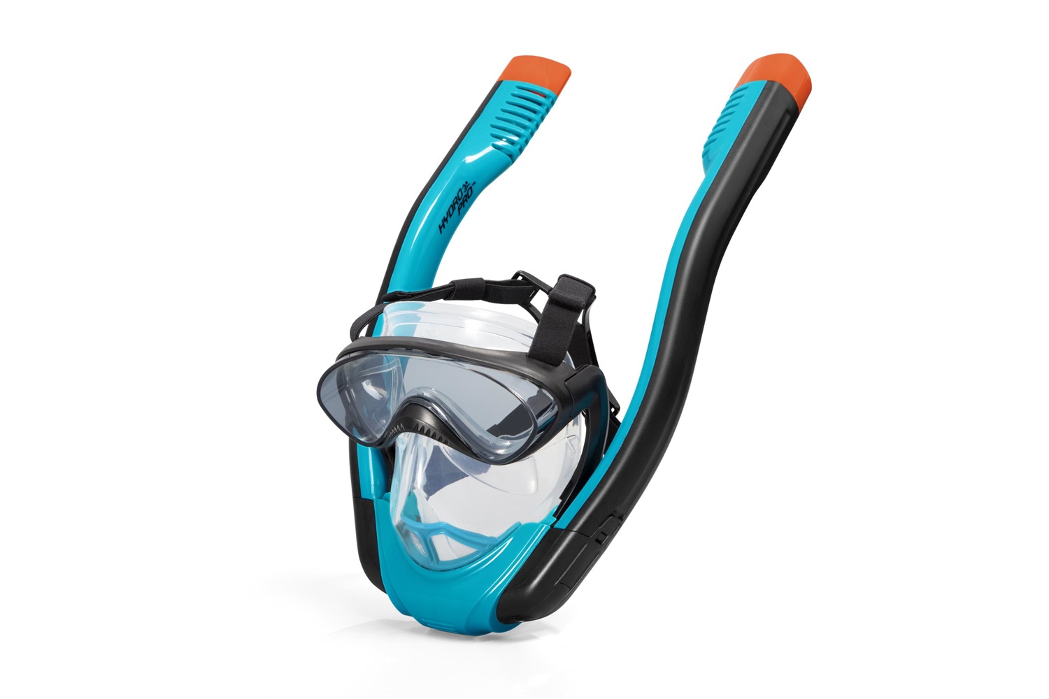 Bestway 24058 Maschera da Snorkeling Integrale Full Face Hydro-Pro L/XL con Lenti Colorate e Cinturino Regolabile
