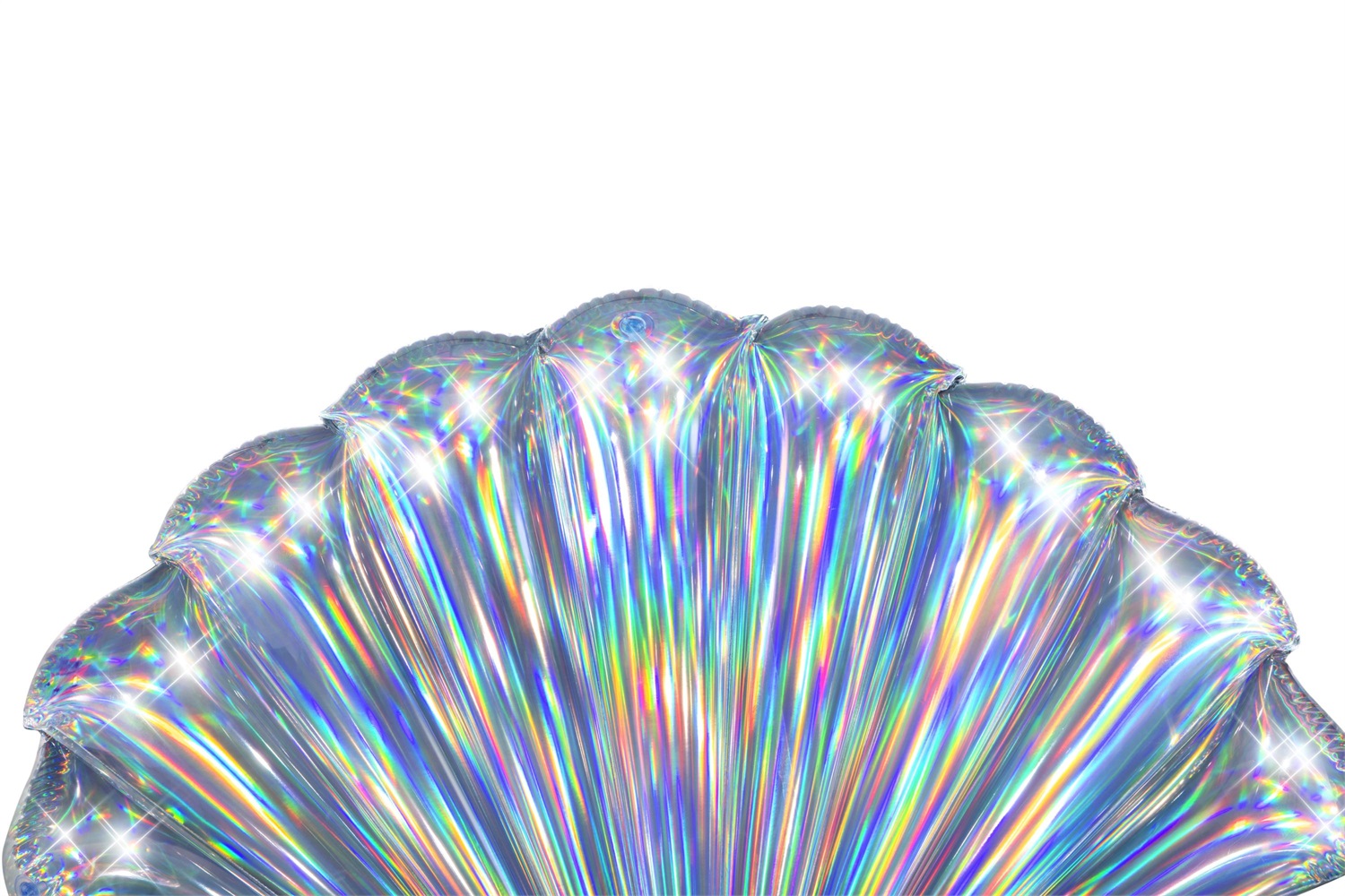 Bestway Materassino Gonfiabile Conchiglia Iridescente 185 x 114 cm - Capacità 90 kg, Vinile Pre-Testato