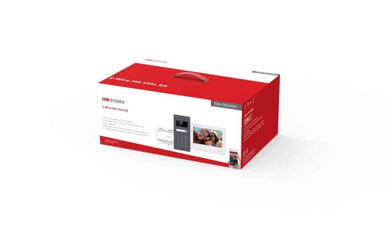 Hikvision DS-KIS704EY-ACW2 - Sistema Video-Citofono 2 MP con Display da 7