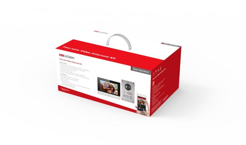 Hikvision DS-KIS703Y-P Kit Video Citofono 2 MP 7