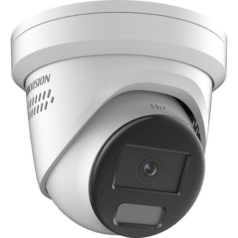 Hikvision DS-2CD2387G2H-LISU/SL Telecamera di Sorveglianza IP Turret 8MP con ColorVu e Visione Notturna Intelligente, 3840 x 2160 Pixel, Obiettivo Fisso 2.8mm