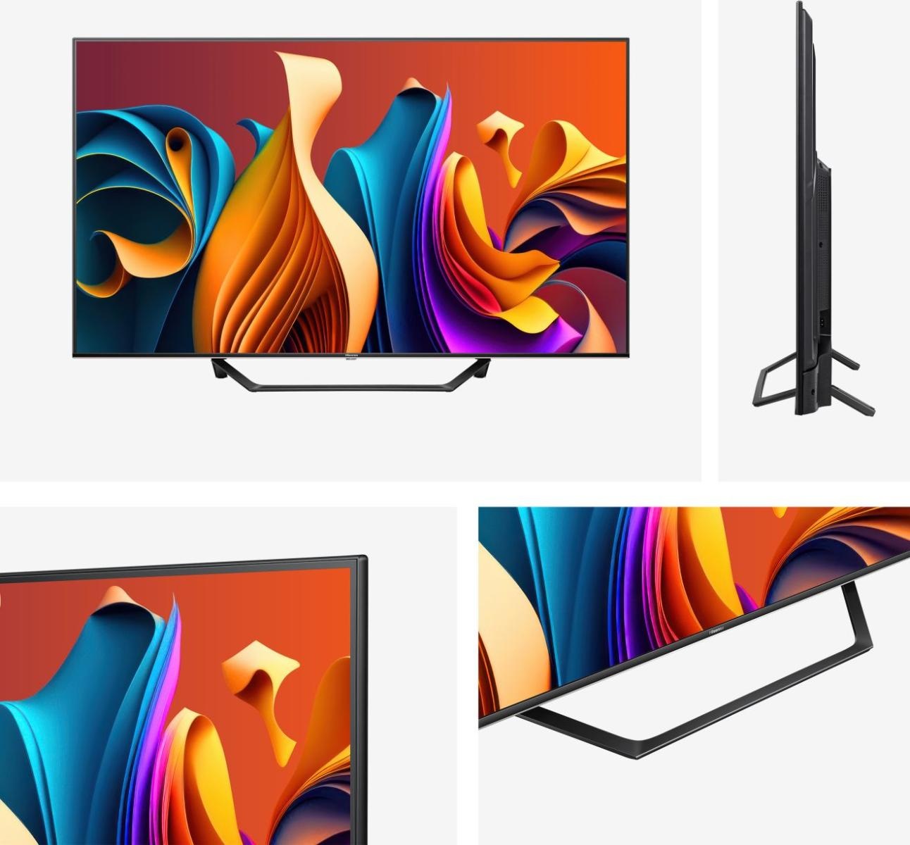Hisense 65A79NQ Smart TV 65 Pollici QLED 4K Ultra HD con Wi-Fi e Bluetooth, Sistema VIDAA, Nero