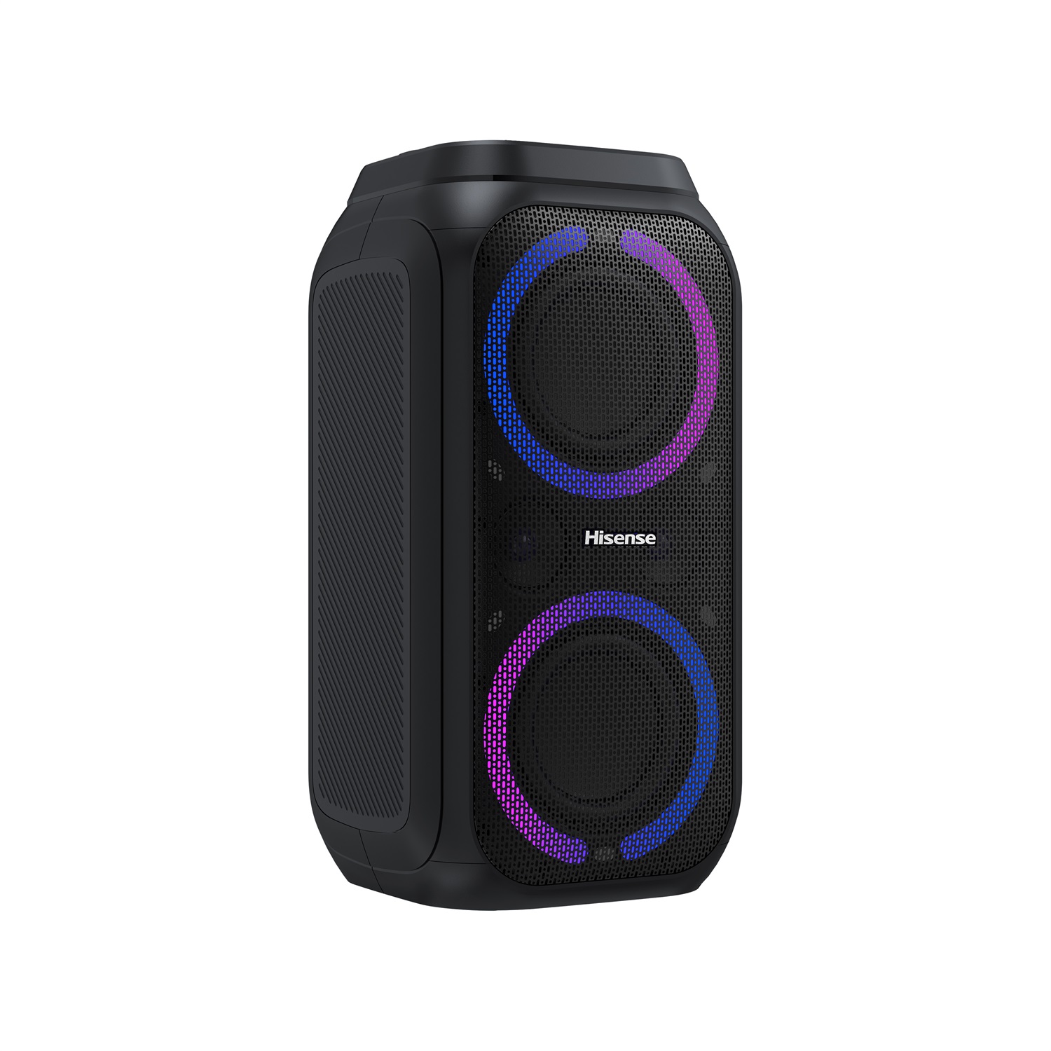 Hisense Party Rocket 160 Altoparlante Bluetooth da Festa Nero 160W con Karaoke, 12 Ore di Autonomia, IPX4