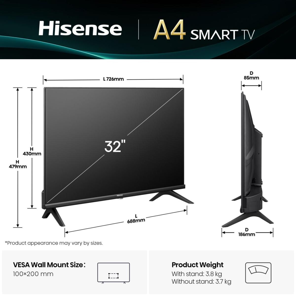 Hisense 32A4Q Smart TV 32