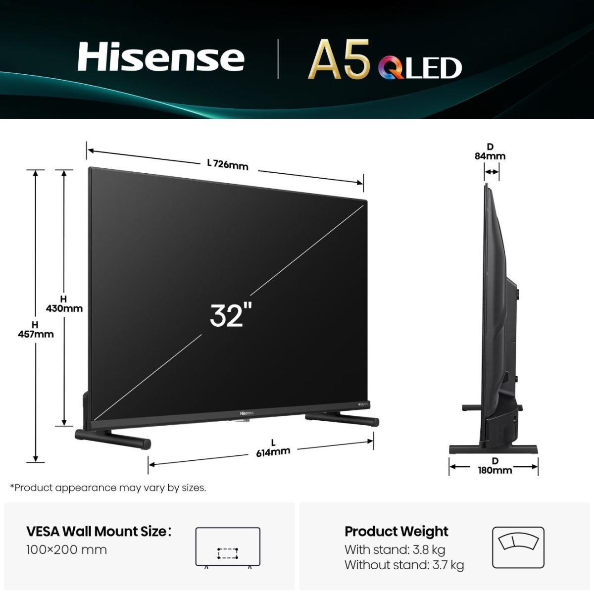 Hisense 32A5Q Smart TV QLED 32