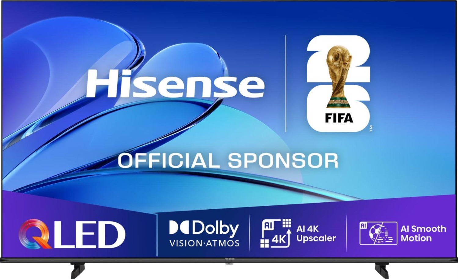 Hisense 43E7Q Smart TV QLED 43'' (109,2 cm) 4K Ultra HD con Dolby Vision e HDR10 - Nero